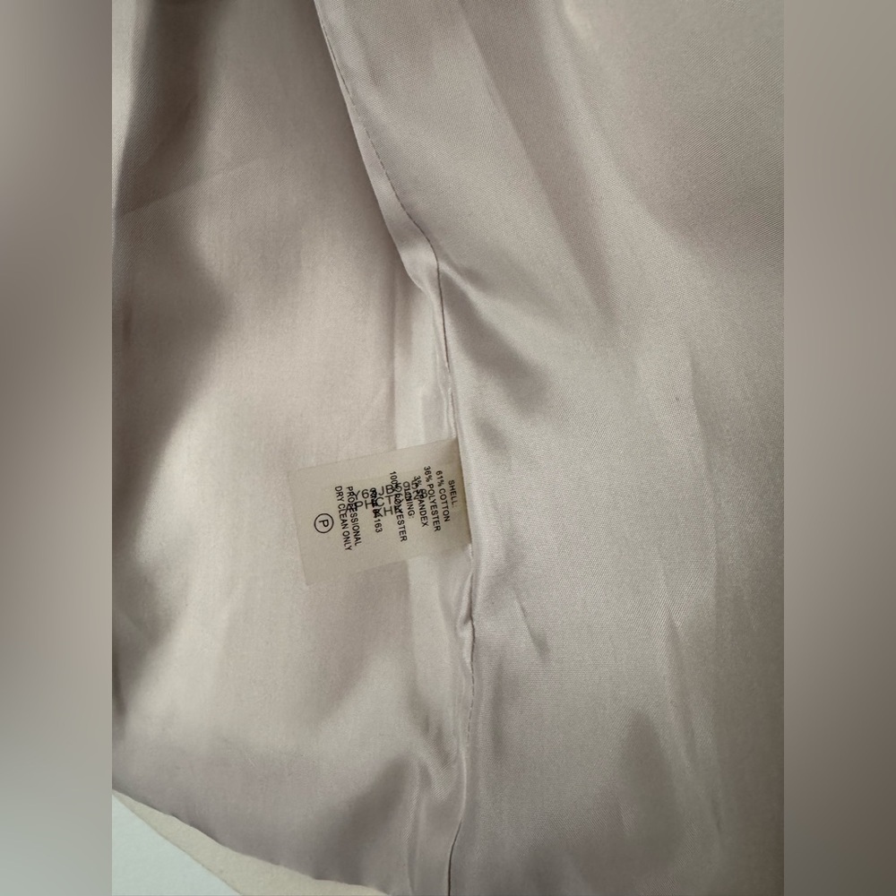 Cream Jacket Blouzer NEW YORK Career Size 8 - Picture 6 of 7